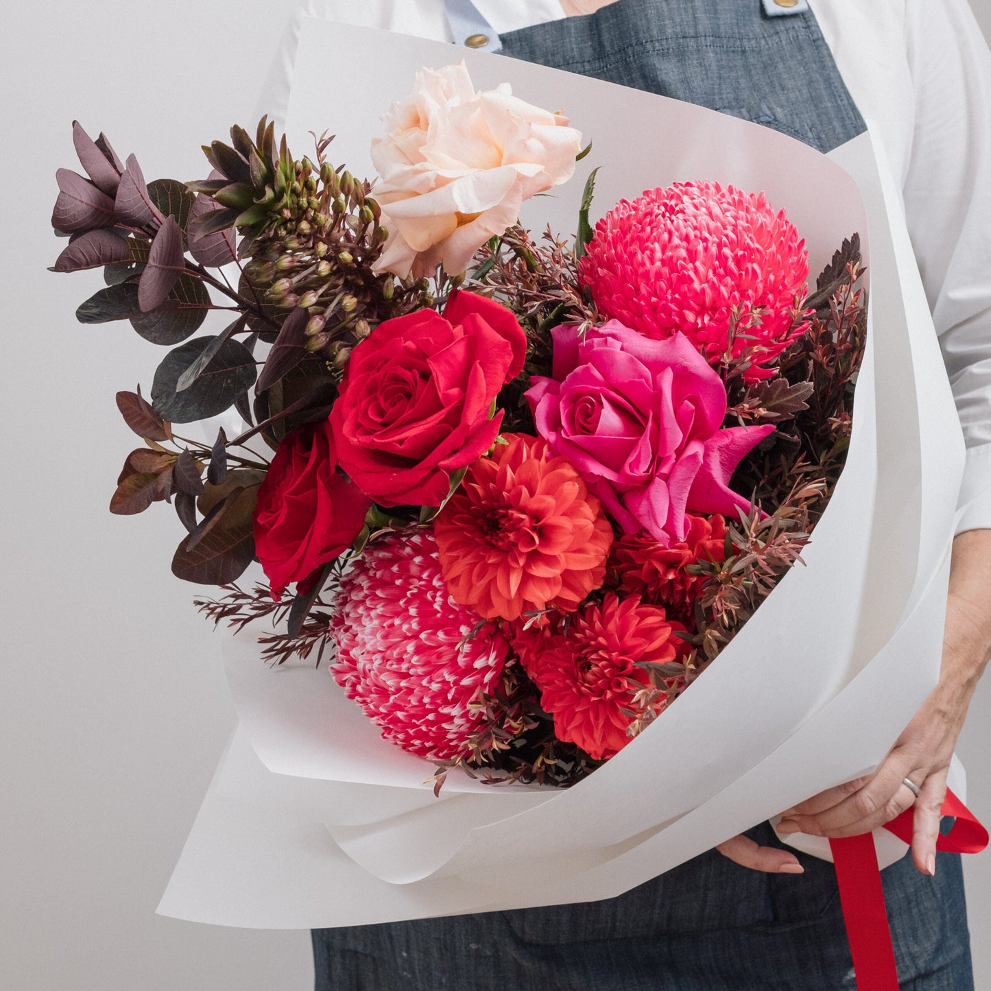 Bold florist choice bouquet Melbourne same day delivery