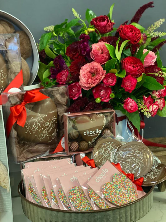 Large Happy Valentine's Day Chocolate heart 90gm