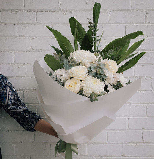 White florists choice bouquet