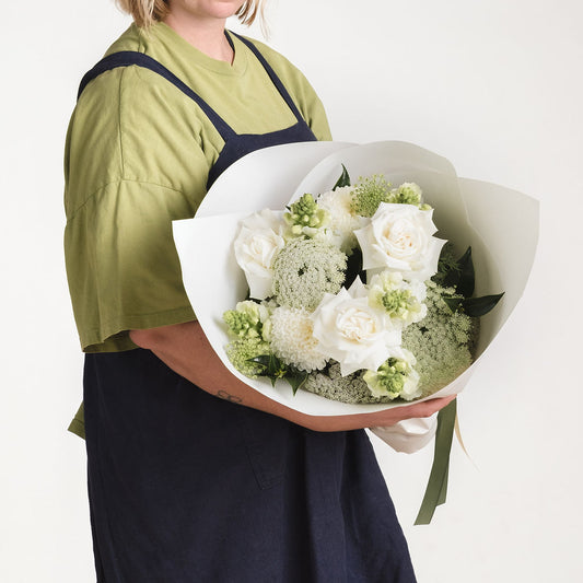 White florists choice bouquet