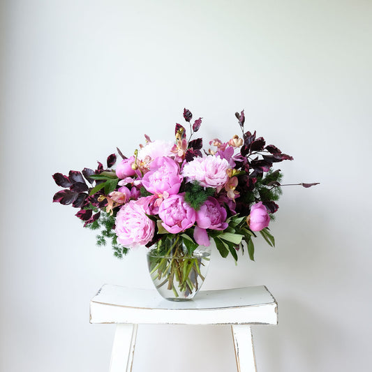 Pretty peony vase