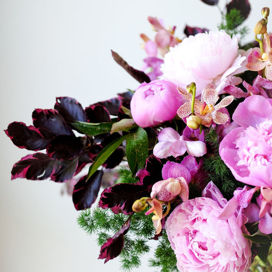 Pretty peony vase