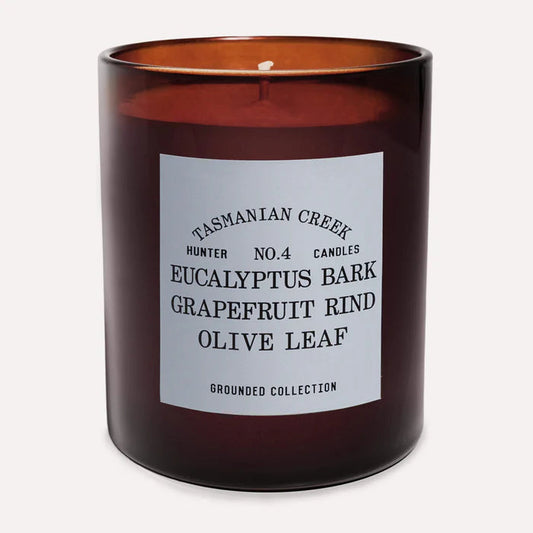 Hunter Candles - NO. 4 TASMANIAN CREEK / eucalyptus bark, grapefruit rind, olive leaf