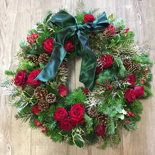 Large Christmas wreath/ centerpiece - Native or Seasonal