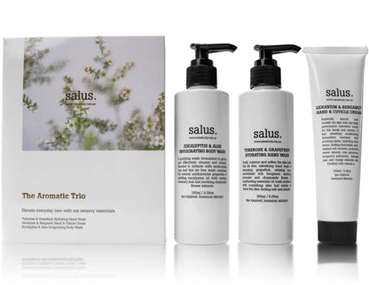 The Aromatic Trio by Salus Hand and Body Care Gift Set
