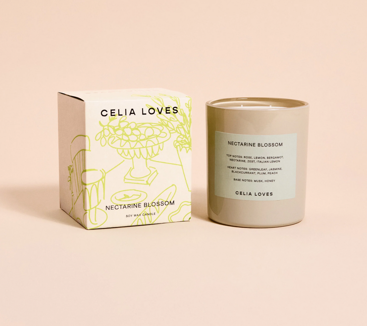 Celia Loves Candle – Nectarine Blossom